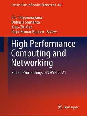 cover image of High Performance Computing and Networking
